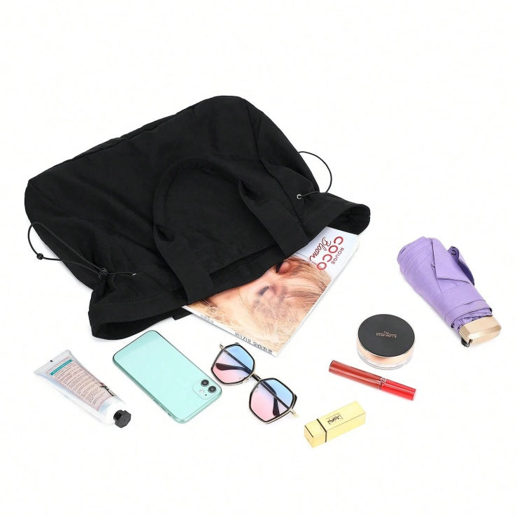 18L Side-Cinch Shopper Bags Lightweight Shoulder Bag Tote Handbag For Shopping Workout Beach Travel