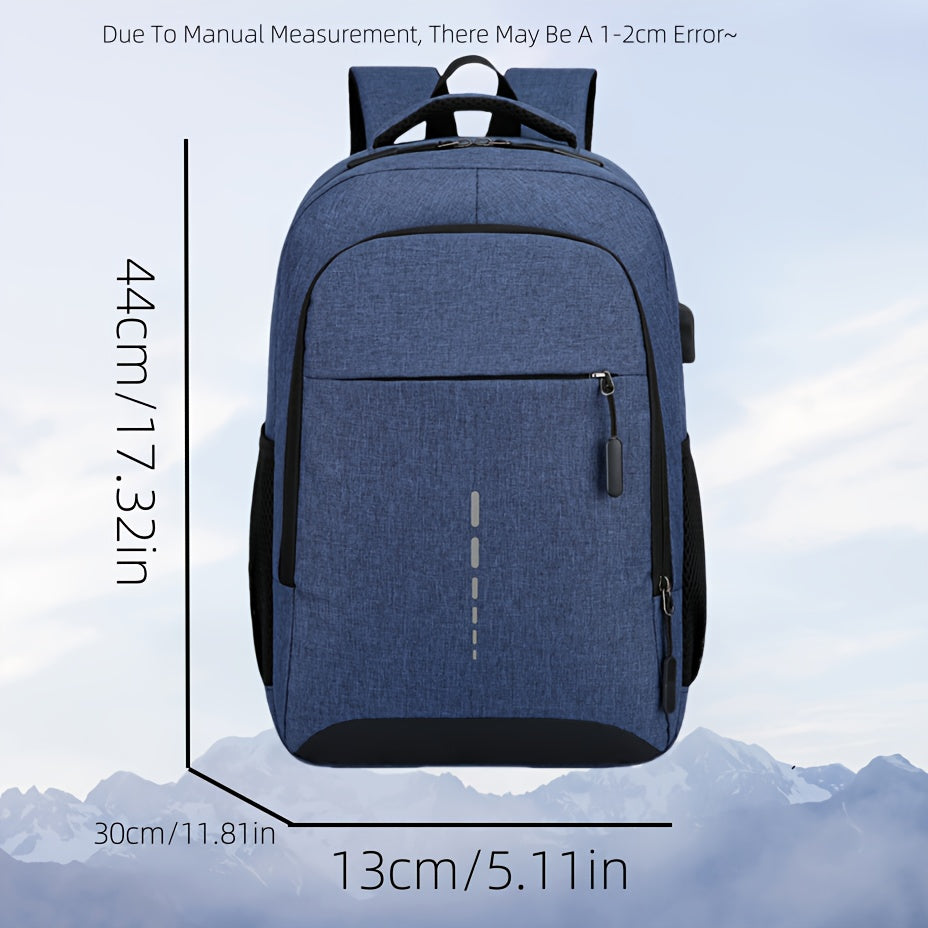 Oxford Cloth Backpack Casual Versatile Large Capacity Laptop Bag Daily Commuting Trend Backpack