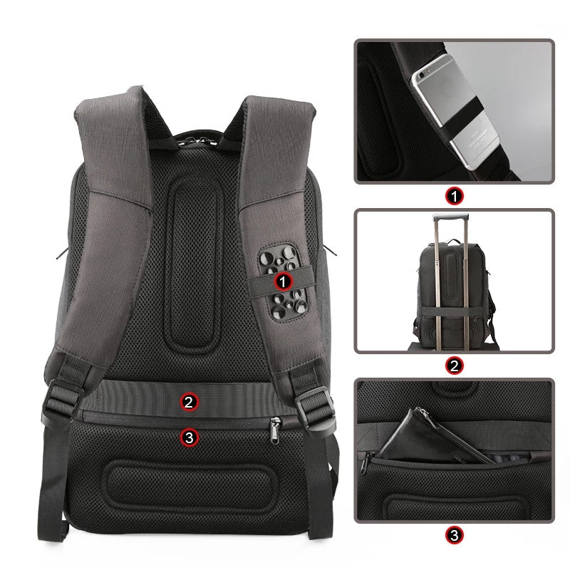 Solar Charging Outdoor Business Backpack