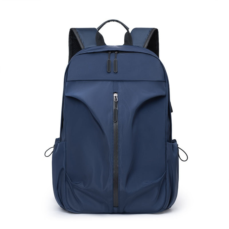 PU Backpack Fashion Large Capacity Men's Casual Backpack Commuter Trend Backpack Student School Bag