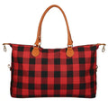 Minimally Casual Plaid Women's Luggage Bag