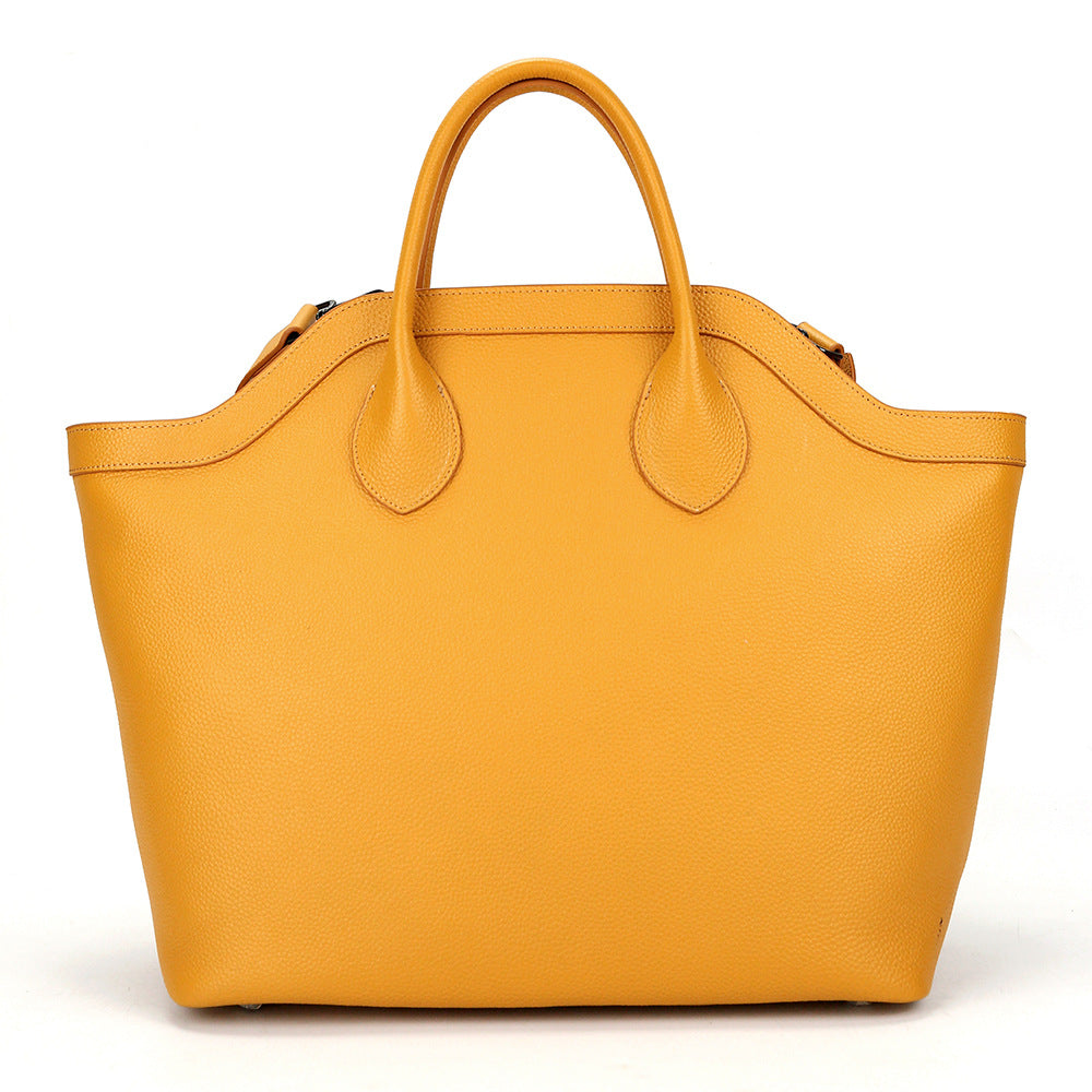 Leather Simple Large Capacity One Shoulder Wing Tote Bag