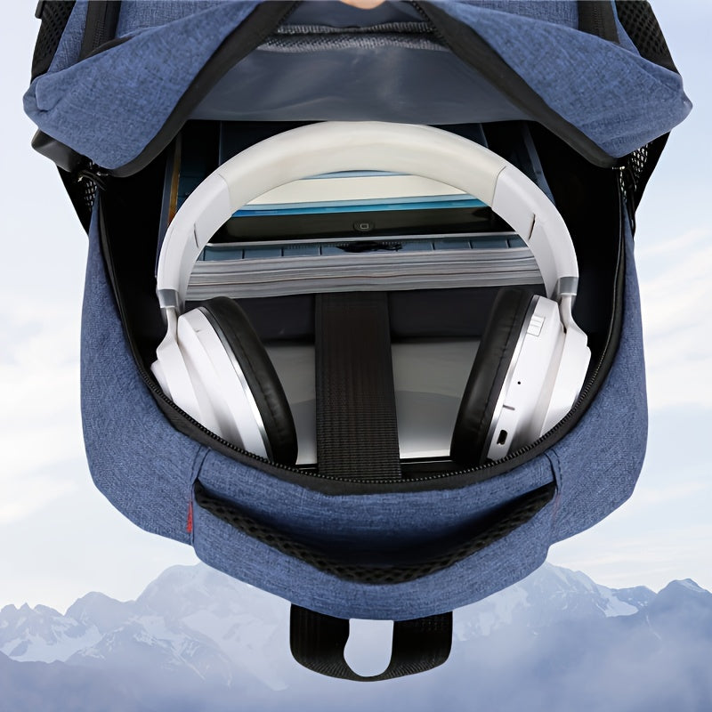 Oxford Cloth Backpack Casual Versatile Large Capacity Laptop Bag Daily Commuting Trend Backpack